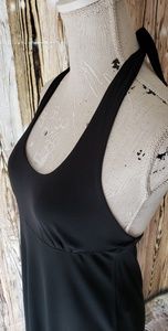 PARALLEL *VINTAGE* Black Halter Dress size MED